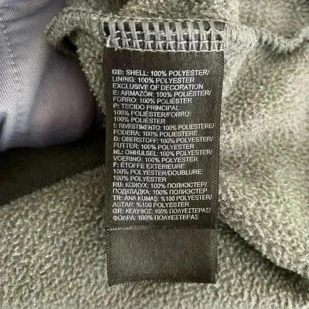 North Face Jacket Womens Large Full Zip Long Sleeve Gray Fleece Pockets - Picture 8 of 9